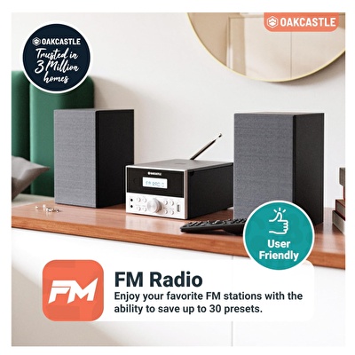 OAKCASTLE HIFI150 Müzik Seti
